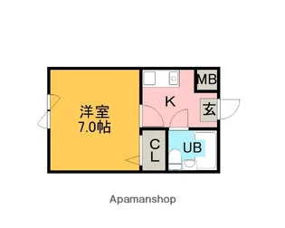 ハーモニーマンション【4階】の間取り