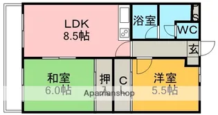 ビバーチェ21【2階】の間取り
