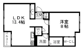 アニバーサリー【2階】の間取り