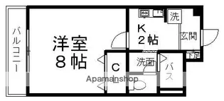 ルミエールE【2階】の間取り