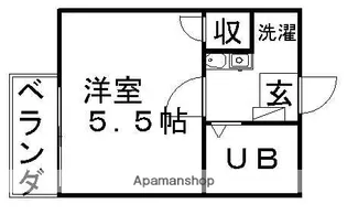 レオパレス21一宮第9【2階】の間取り