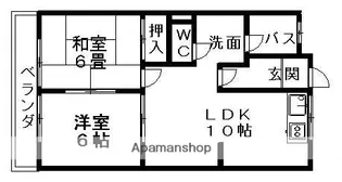シャトータウン55【2階】の間取り