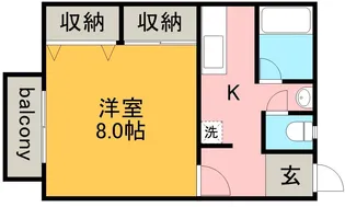 SURPLUS ONE 大空【1階】の間取り