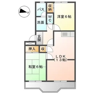 パークヒルズ213【3階】の間取り