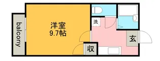 ハイツアグラ【2階】の間取り