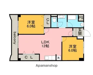 メゾン大和【2階】の間取り
