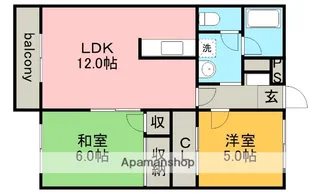 サーディアム妙興寺【3階】の間取り