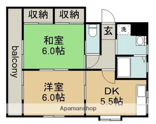 フローレンス西島【2階】の間取り