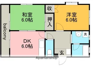 フローレンス西島【4階】の間取り