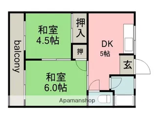 サンハイム【2階】の間取り