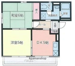 フォーブルリッチC【1階】の間取り