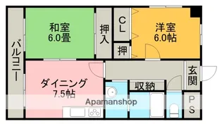テイクスリー【7階】の間取り