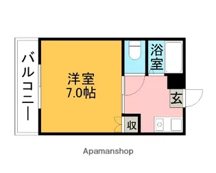 レセンテ馬引【3階】の間取り