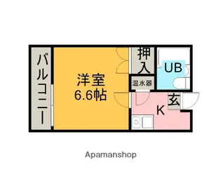 LIVEX赤見【2階】の間取り