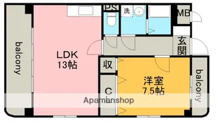ルミナスマーサ【2階】の間取り