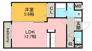 リヴィエール【2階】の間取り