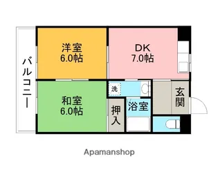 愛知県一宮市末広3丁目【マンション】の間取り