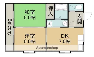 メゾン末広【3階】の間取り