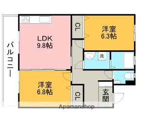 エデンⅡ【4階】の間取り