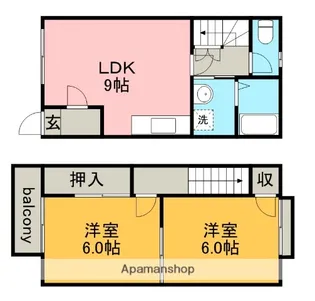 DUPLEX国王231【1階】の間取り