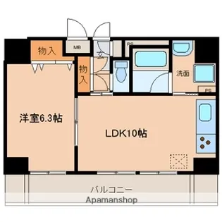 愛知県一宮市平和1丁目【マンション】の間取り