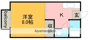 ジュネスパーク【2階】の間取り