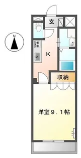 ロイヤル木の家 Ⅱ番館【3階】の間取り