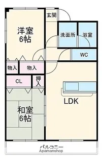 パークメゾン森本【2階】の間取り
