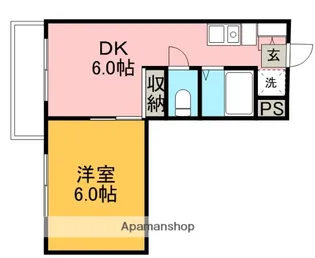 メゾン新生【2階】の間取り