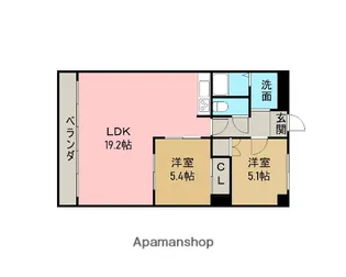 サンハイツ丹羽【6階】の間取り
