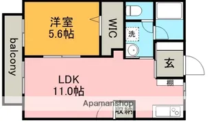 サンクレスト剱光寺【2階】の間取り
