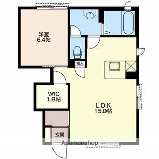 サニーコート【1階】の間取り