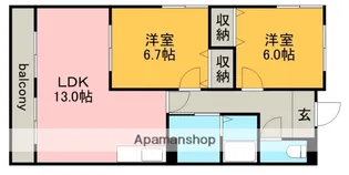 メゾン川口Ⅴ【3階】の間取り