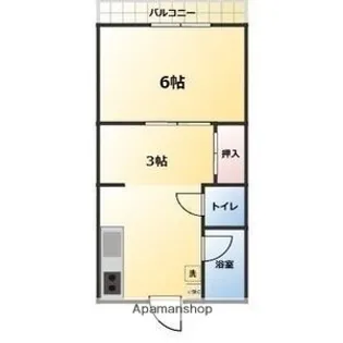 愛知県一宮市萩原町朝宮字長池【アパート】の間取り