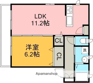 COZY PATIO【1階】の間取り