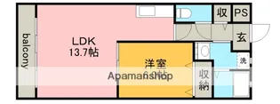 グリーンスクエア【2階】の間取り
