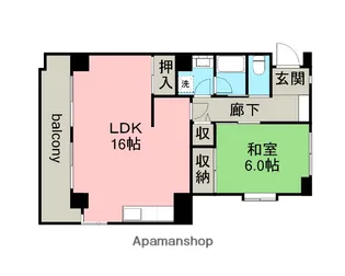コンフォート21【6階】の間取り