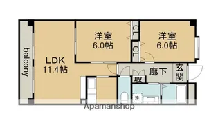 アネックス稲沢駅前【3階】の間取り