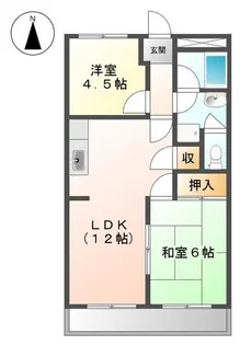 ダイナーズハイツ【2階】の間取り