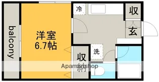 AⅡパレスⅡ【2階】の間取り