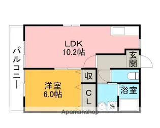 LECOFFRET【1階】の間取り