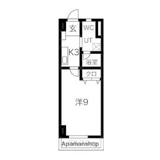 愛知県一宮市木曽川町黒田字城東【マンション】の間取り