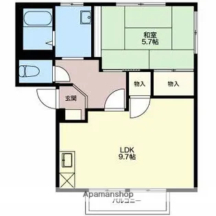 コウエイハイツ【2階】の間取り