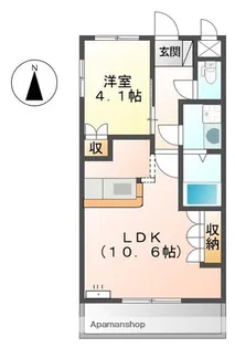フォレストハイム【2階】の間取り