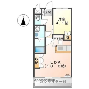 フォレストハイム【1階】の間取り
