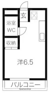 ニューコーポ谷川【4階】の間取り