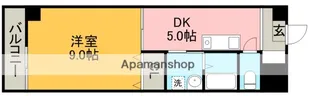 ハイツオレンジB【2階】の間取り
