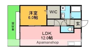 エクセル大和【1階】の間取り