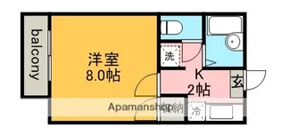 ラシーヌ美津乃【2階】の間取り