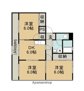 コーポエデン【1階】の間取り